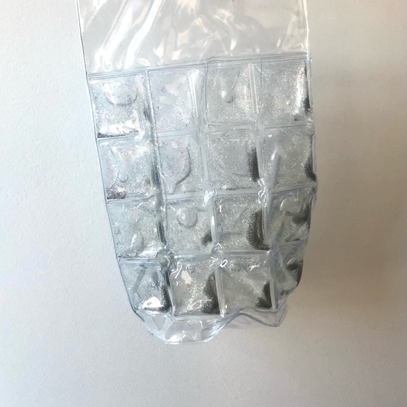 Wine cooler clear pvc bag with glitter - Picture 2 of 3